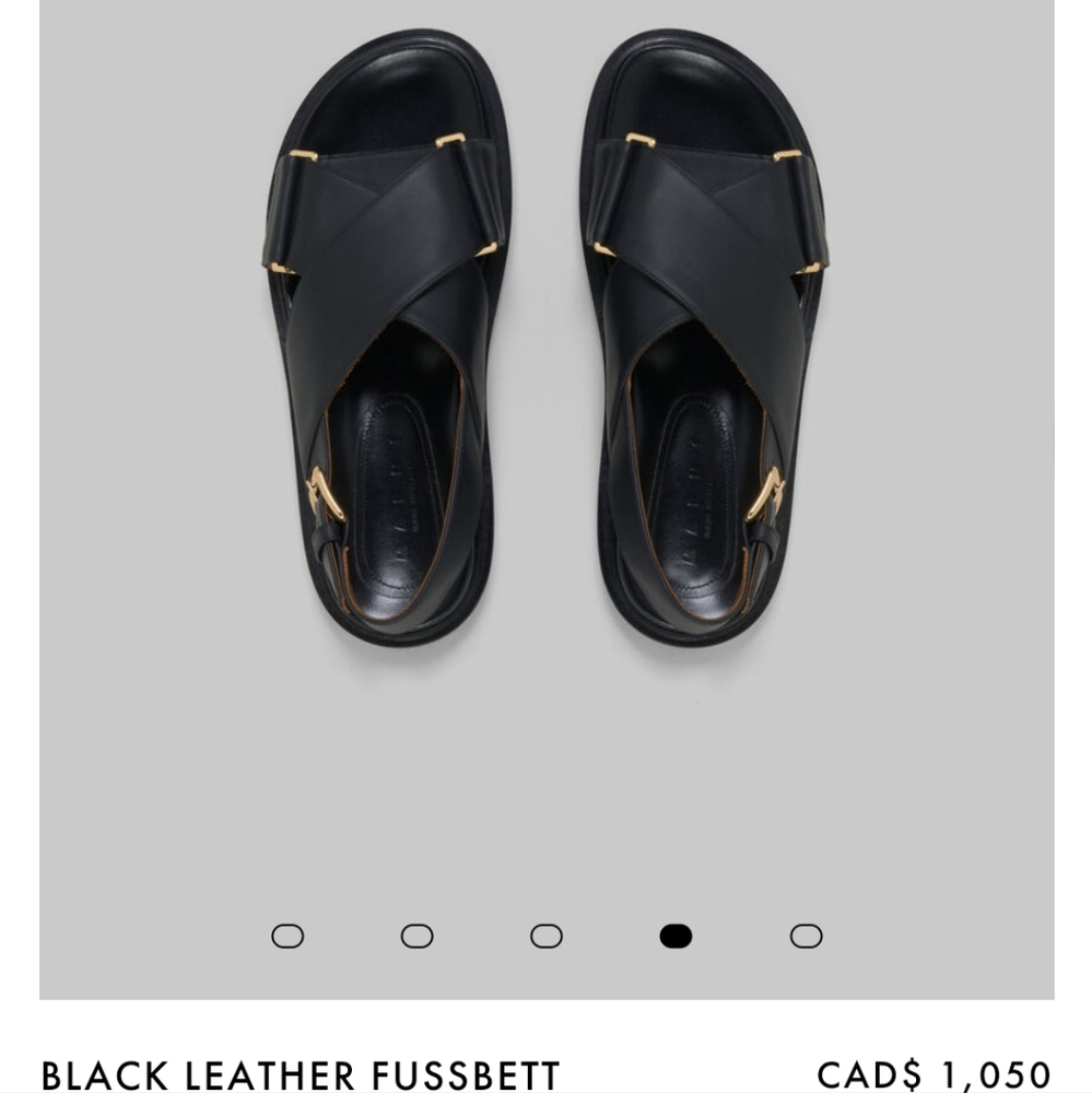 Marni Fussbett Sandals